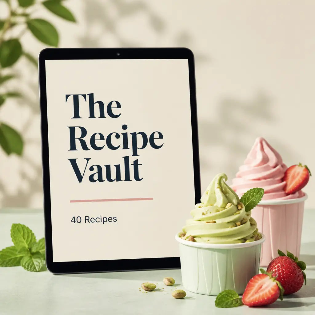 The FrostCup Recipe Vault — 40 Recipes + 2-Year Extended Warranty